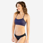 Mia Bikini Top - Navy Polka Dot - L & XL ONLY - FINAL SALE