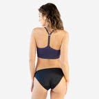 Mia Bikini Top - Navy Polka Dot - L & XL ONLY - FINAL SALE