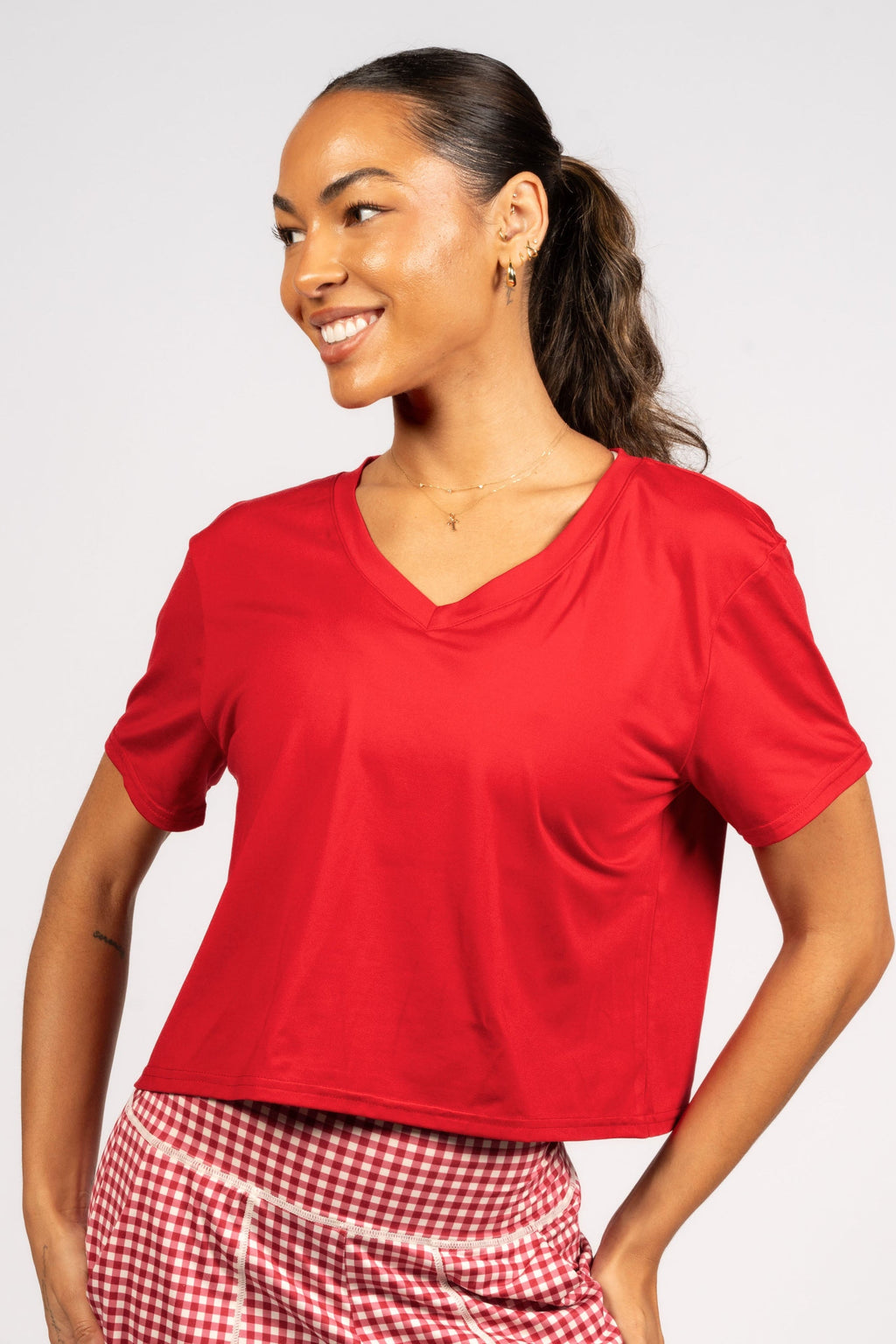 Weekend Lounge Tee - Cherry
