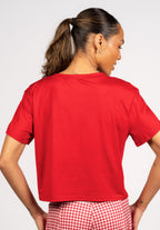 Weekend Lounge Tee - Cherry
