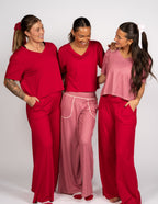 Weekend Lounge Tee - Cherry