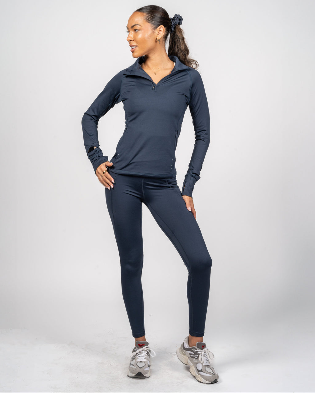 Thermal Warm Leggings - Navy
