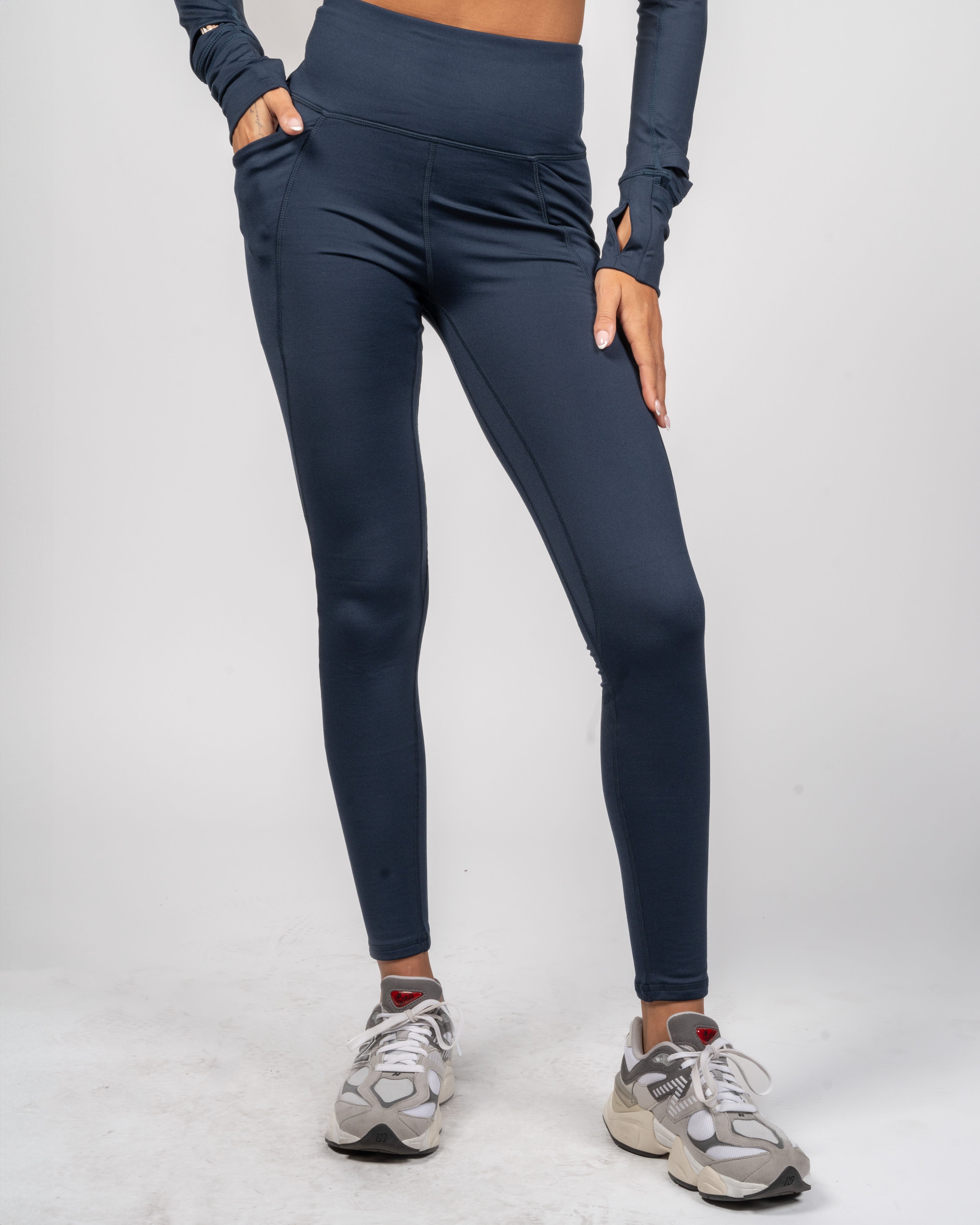 Thermal Warm Leggings - Navy