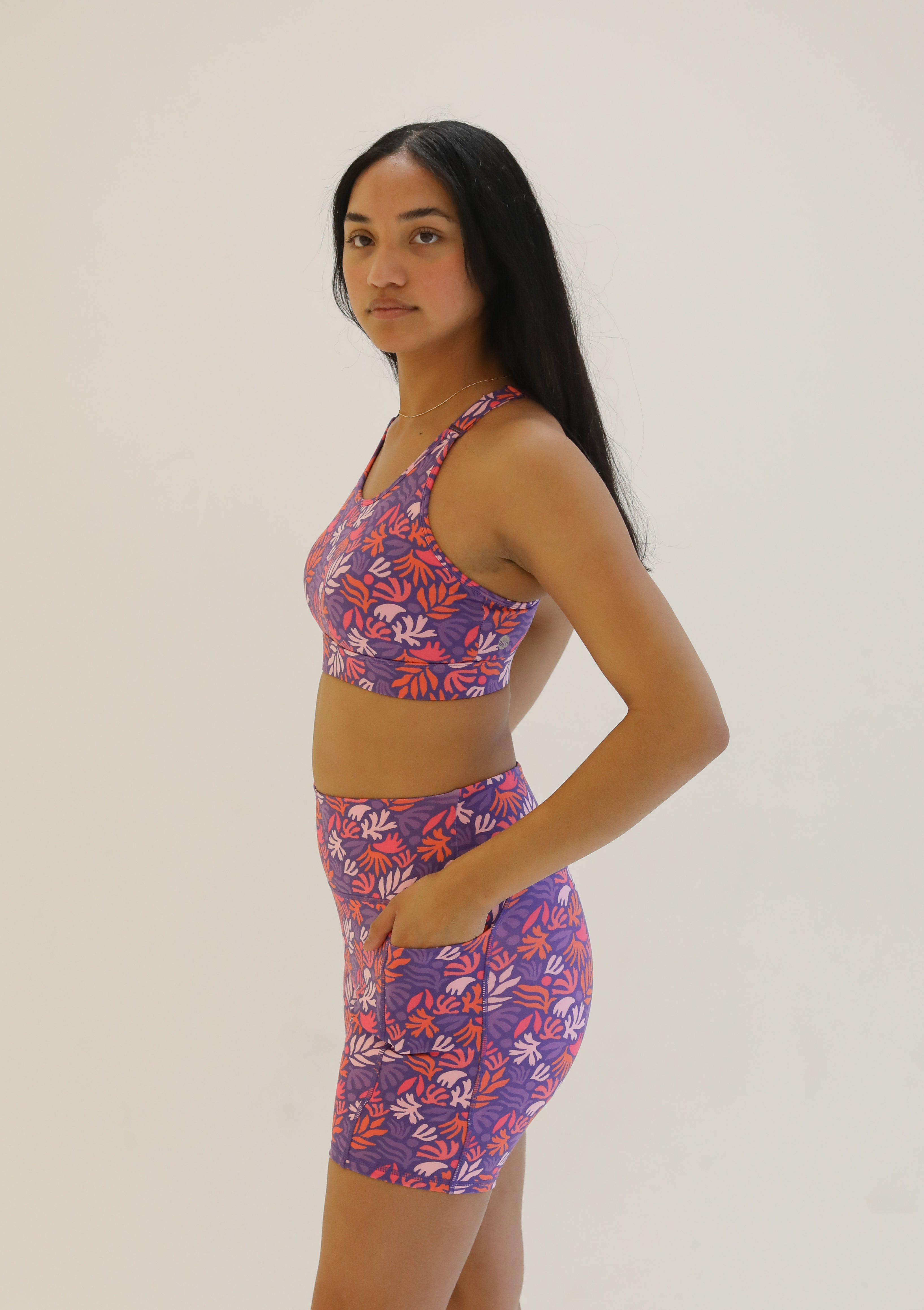 Skin Glide Shorts (6 in. inseam) - Spring Muse