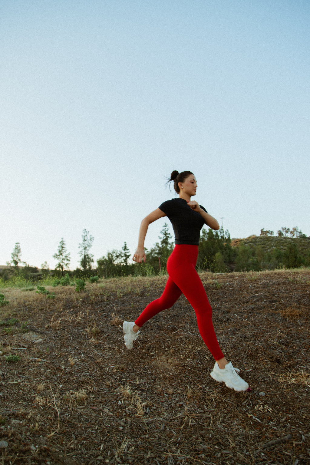 Lux Pace Leggings - Cherry