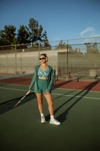 Lux Court Short (Multi-Lengths) - Verde