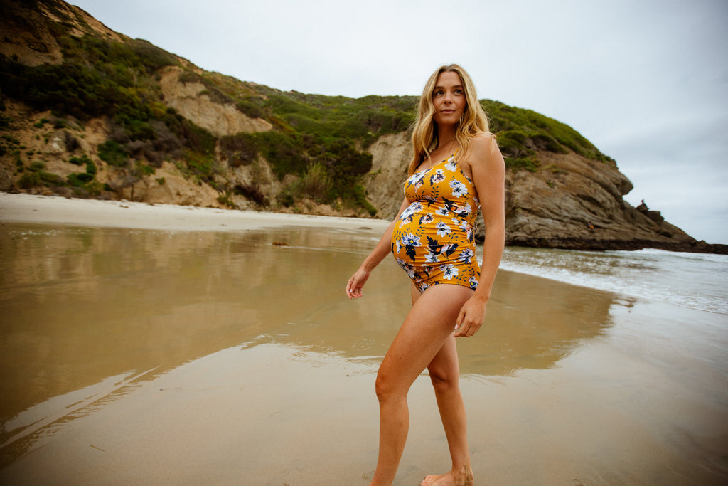 Maternity Tankini Top - Wild Honey