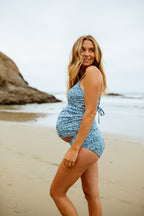 Maternity Swim Bottoms - Pacific Coral