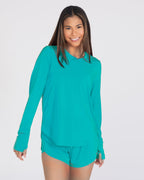 Sunny Days UPF Long Sleeve - Lagoon - XS & XXL ONLY - FINAL SALE