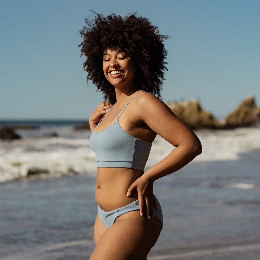 Tucson Bikini Bottoms - Steel Blue - FINAL SALE - S & M ONLY