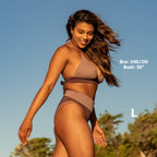 Heidi Bikini Top - Chocolate Twilight - FINAL SALE