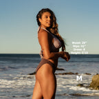 Tucson Bikini Bottoms - Chocolate - S & M ONLY - FINAL SALE