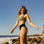 Mirage Bikini Bottoms - Hideaway Black - FINAL SALE