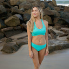 Sun City Bikini Bottoms - Turquoise - XL & XXL ONLY - FINAL SALE