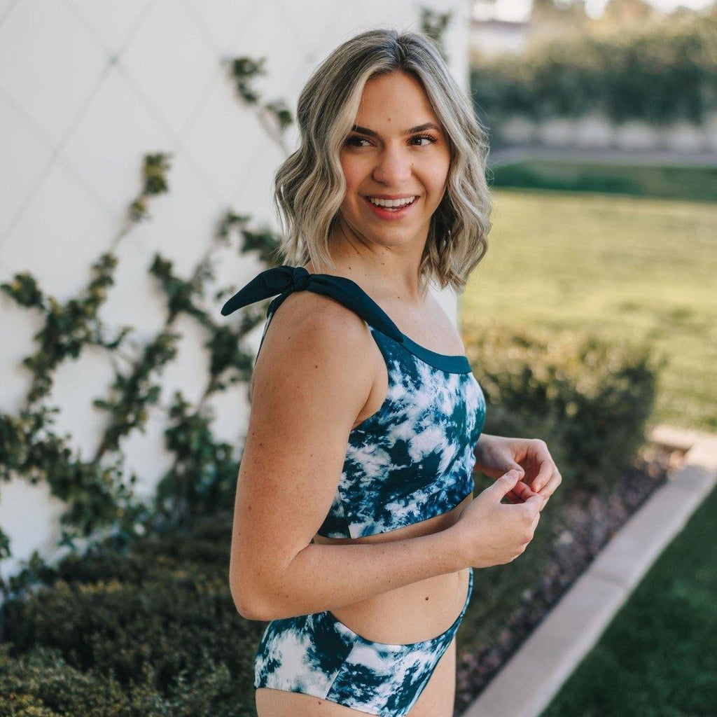 Elle Bikini Top - Pacific Tie Dye - XS ONLY - FINAL SALE