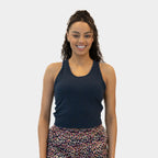 Essential Short Seamless Tank - Navy - XL ONLY - FINAL SALE