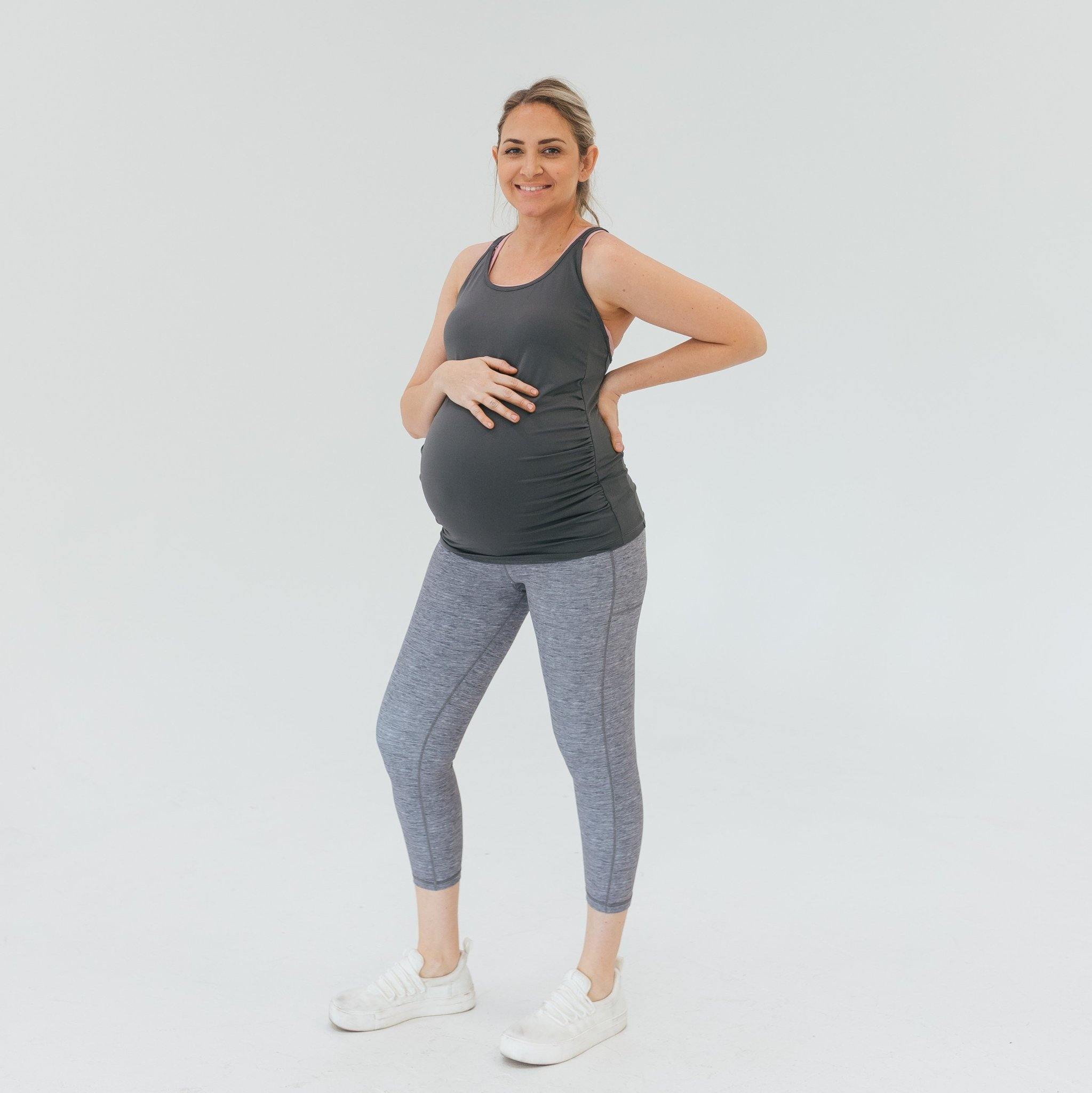 Everyday Maternity Tank Top - Cool Gray - XS ONLY - FINAL SALE