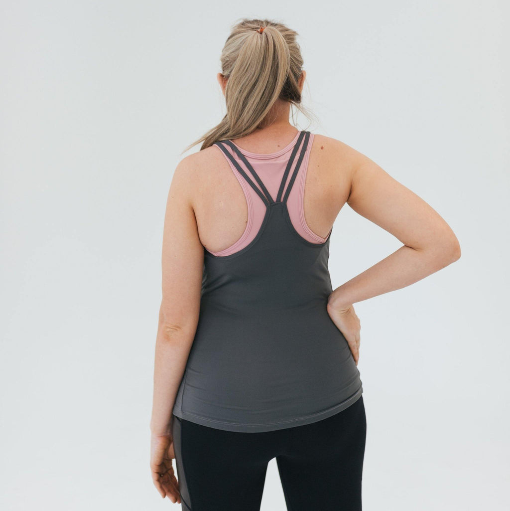 Everyday Maternity Tank Top - Cool Gray - XS ONLY - FINAL SALE