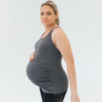 Everyday Maternity Tank Top - Cool Gray - XS ONLY - FINAL SALE