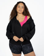 Gabi Zip Up - Black
