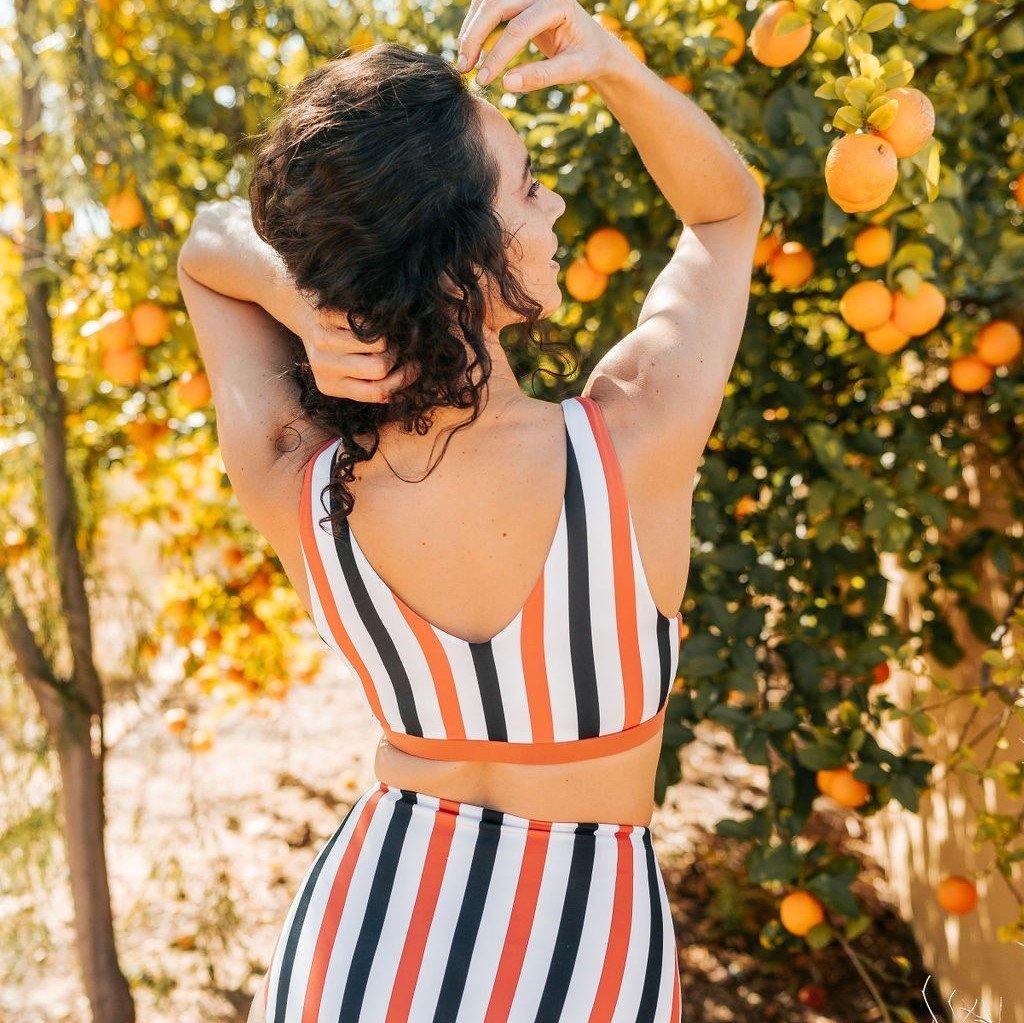 Havasu Bikini Top - Dreamsicle Stripe - XS ONLY - FINAL SALE