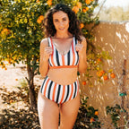 Havasu Bikini Top - Dreamsicle Stripe - XS ONLY - FINAL SALE