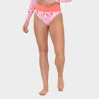 Luna Bikini Bottoms - Coral Floral - S & XXL ONLY - FINAL SALE