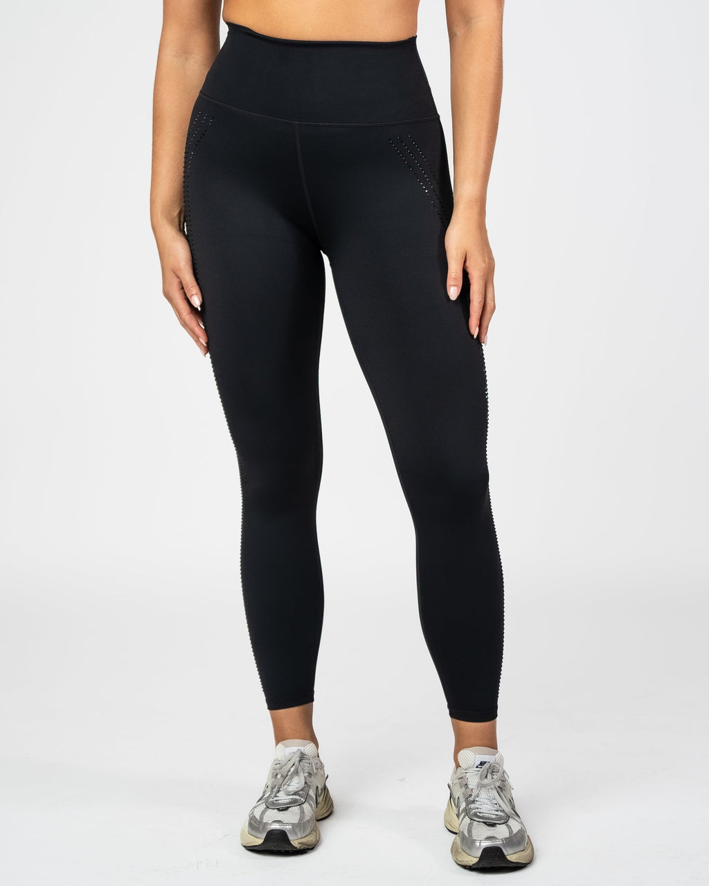 Gemstone Leggings - Black - L ONLY - FINAL SALE