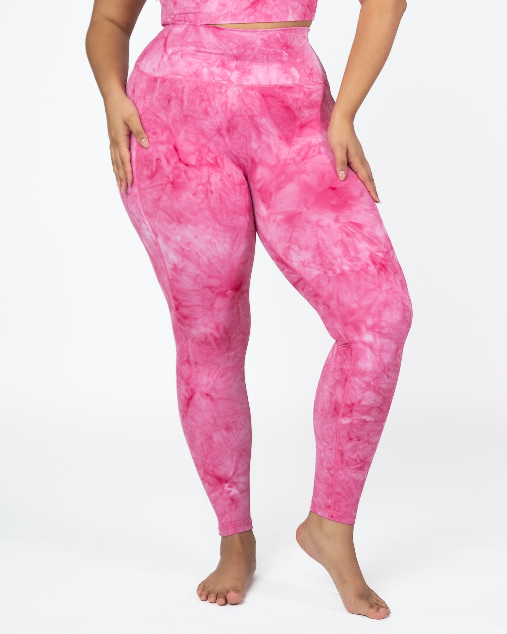 Lux Pace Leggings (26 in.) - Hibiscus Tie Dye - FINAL SALE