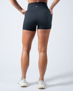 Lux High Waisted Rio Shorts (Multi-Lengths) - Black
