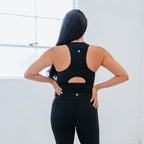 Malibu Crop Top  - Black