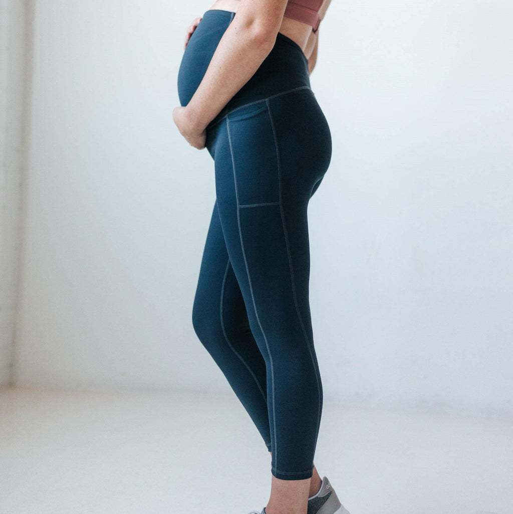Lux Mamacita Maternity Capris - Navy - XS & S ONLY - FINAL SALE