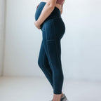 Lux Mamacita Maternity Capris - Navy - XS & S ONLY - FINAL SALE