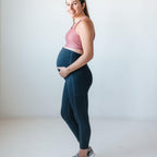 Lux Mamacita Maternity Capris - Navy - XS & S ONLY - FINAL SALE