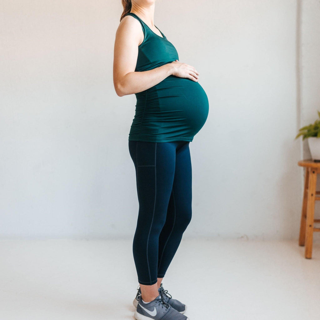 Lux Mamacita Maternity Capris - Navy - XS & S ONLY - FINAL SALE