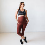 Skin Maternity Capris - Bronze - XS ONLY - FINAL SALE