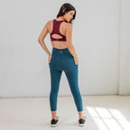 Skin Maternity Capris - Pacific - XS & S ONLY - FINAL SALE