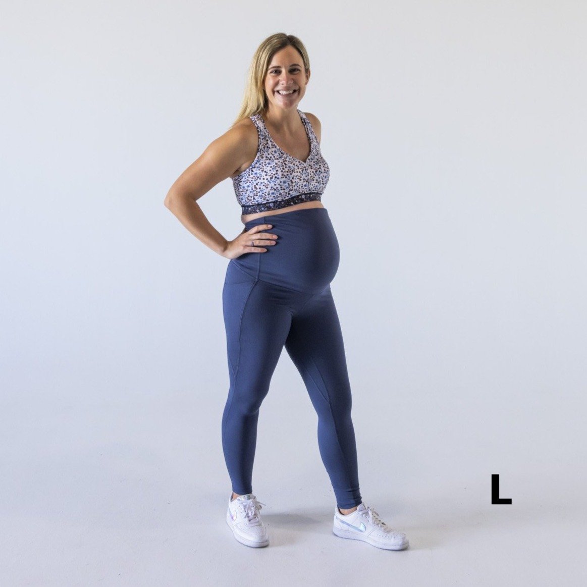 Skin Maternity Pants - Light Navy - XS & S ONLY - FINAL SALE