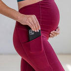 Skin Maternity Pants - Mulberry