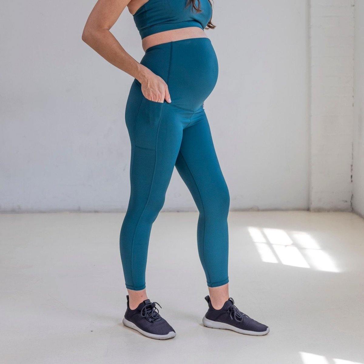 Skin Maternity Pants - Pacific