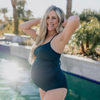 Maternity Tankini Top - Pacific - XS & S ONLY - FINAL SALE