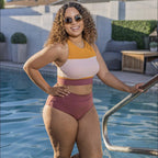 Mesa Cropkini - Gold / Blush / Marsala - FINAL SALE