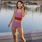Mirage Bikini Bottoms - Cherry Stripe - FINAL SALE