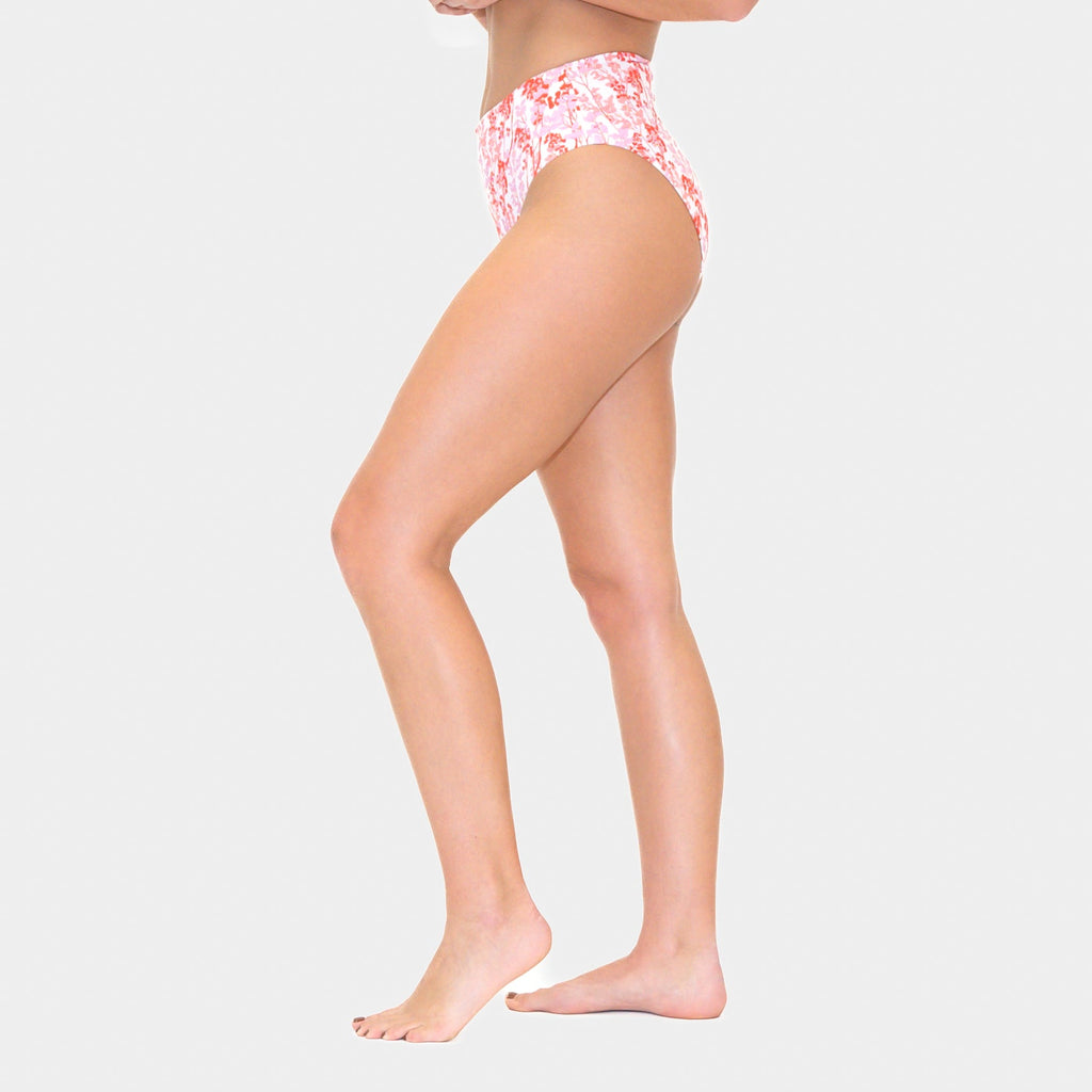 Mirage Bikini Bottoms - Coral Floral - FINAL SALE