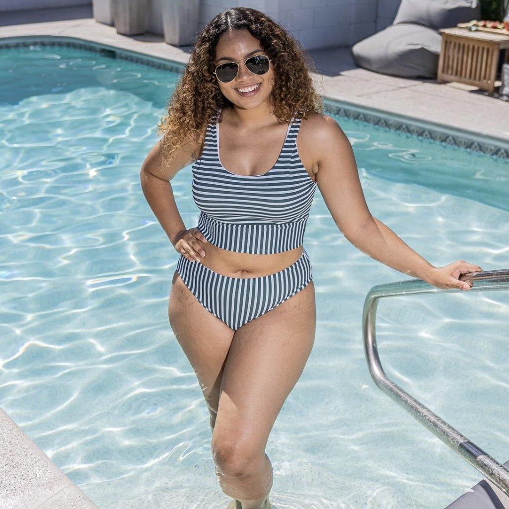 Mirage Bikini Bottoms - Ponderosa Stripe - FINAL SALE