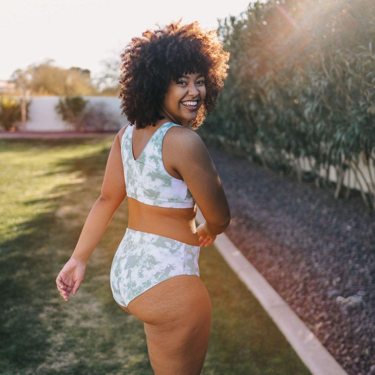 Mirage Bikini Bottoms - Spearmint Tie Dye - FINAL SALE