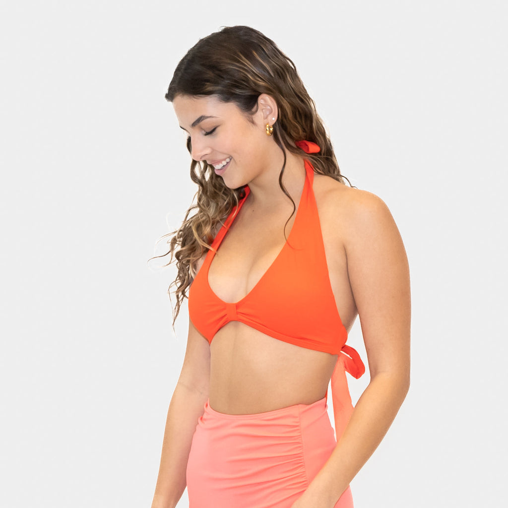 Naomi Bikini Top - Poppy - XL & XXL ONLY - FINAL SALE
