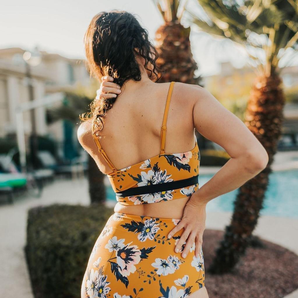 Phoenix Cropkini Top - Wild Honey - FINAL SALE - XS & S ONLY