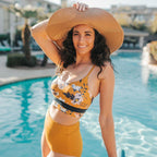 Phoenix Cropkini Top - Wild Honey - FINAL SALE - XS & S ONLY