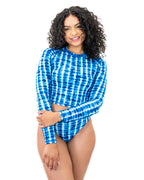 Pismo Rashguard - Marine Tidal Wave - XS ONLY - FINAL SALE